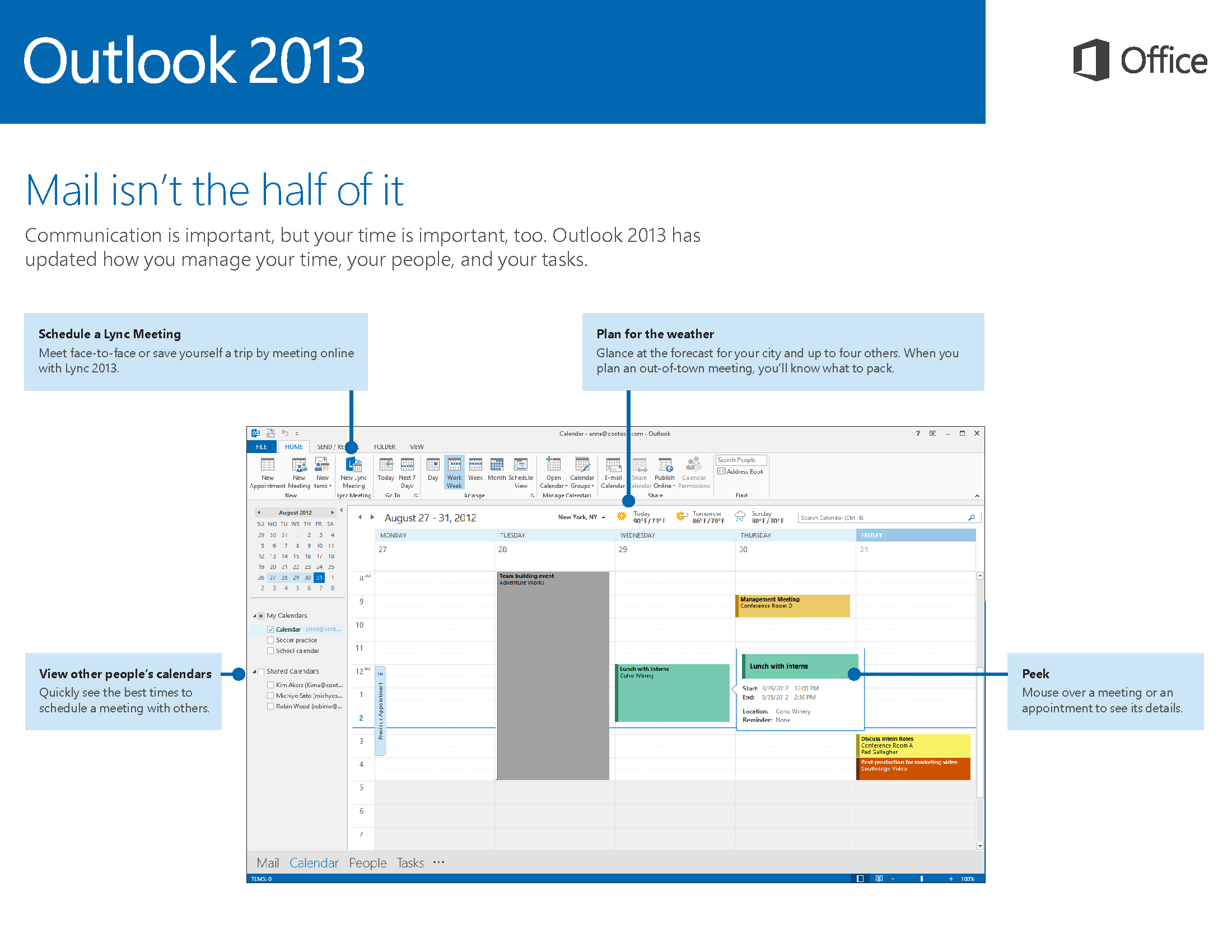 Office mail outlook. Аутлук 2013 Интерфейс. Интерфейс офис аутлук  2013. Microsoft Office 2013 Outlook. Microsoft Outlook 2013 Интерфейс.